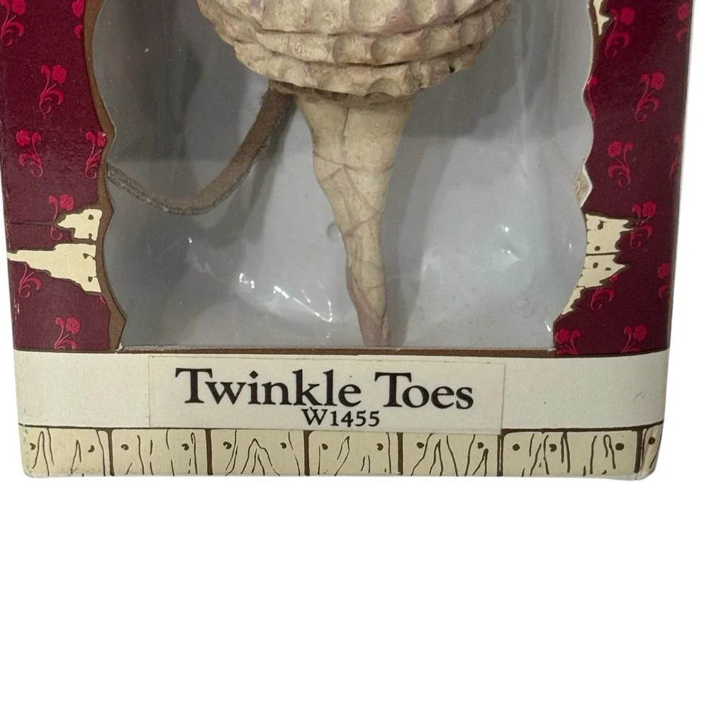 Hole In The Wall Gang Twinkle Toes Ballerina Mouse W1455 With Box Kurt Adler VTG